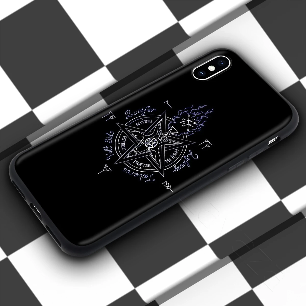Чехол Lavaza Pentagram 666 Demonic Satanic для iPhone 11 Pro XS Max XR X 8 7 6 6S Plus 5 5S se