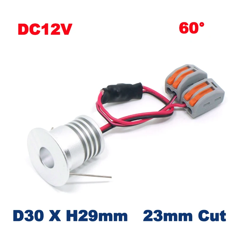 20 шт. 3 Вт 23 мм 240Lm 12V 24V Светодиодный светильник CE по ограничению на использование