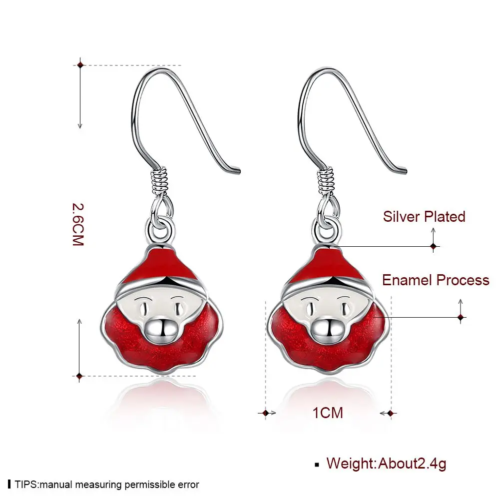 Серьги KITEAL великолепные серебряные красные белые серьги для мужчин и женщин