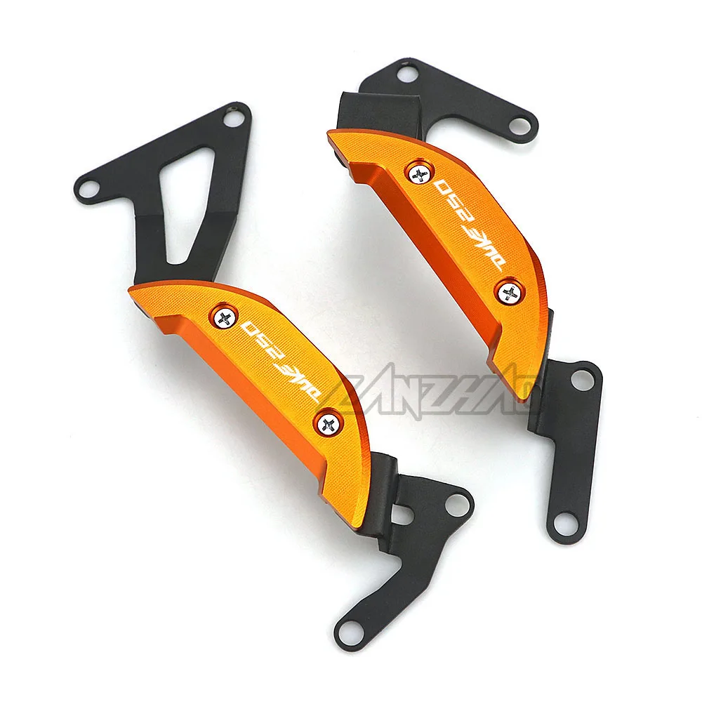 2019 New Orange Motorcycle Engine Cover Guard Protector CNC Aluminum Accessories Black for KTM Duke 250 2017 2018 | Автомобили и