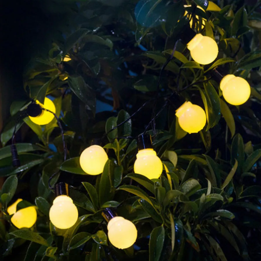 Thrisdar 5 м 20 LED гирлянда Глобус шар Рождество светодиодная Сказочный свет Свадьба