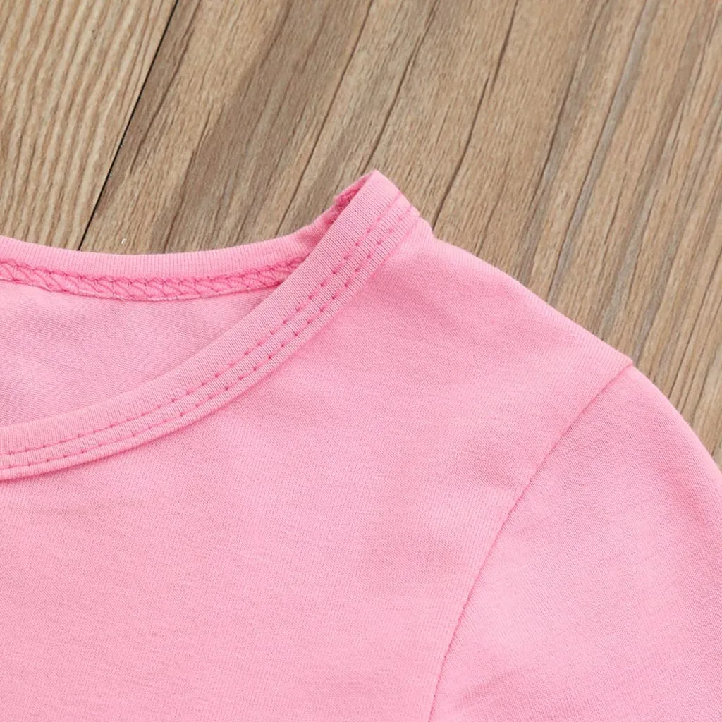 Детская одежда 3 предмета платье с цветочным рисунком и пасхальным кроликом для