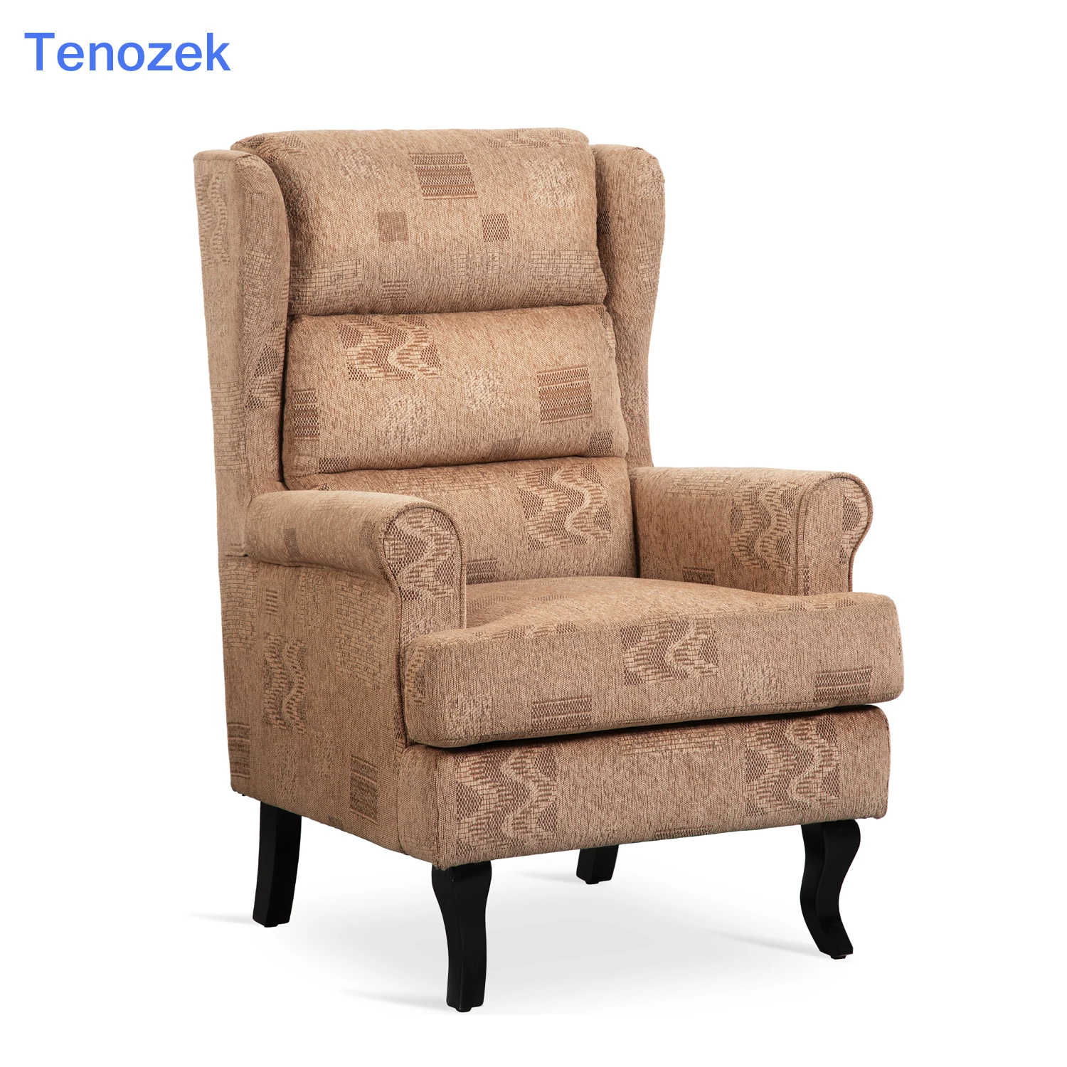 Высокий задний современный и классический Wingback гостиная один диван акцент