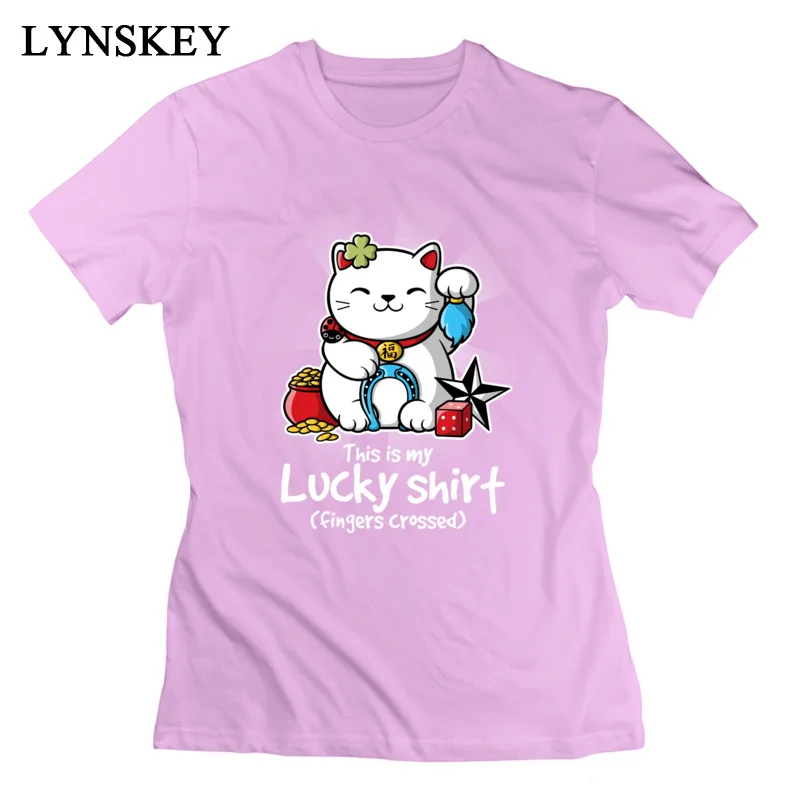 Lucky футболка женские хлопковые Топы И Футболки с героями мультфильмов для