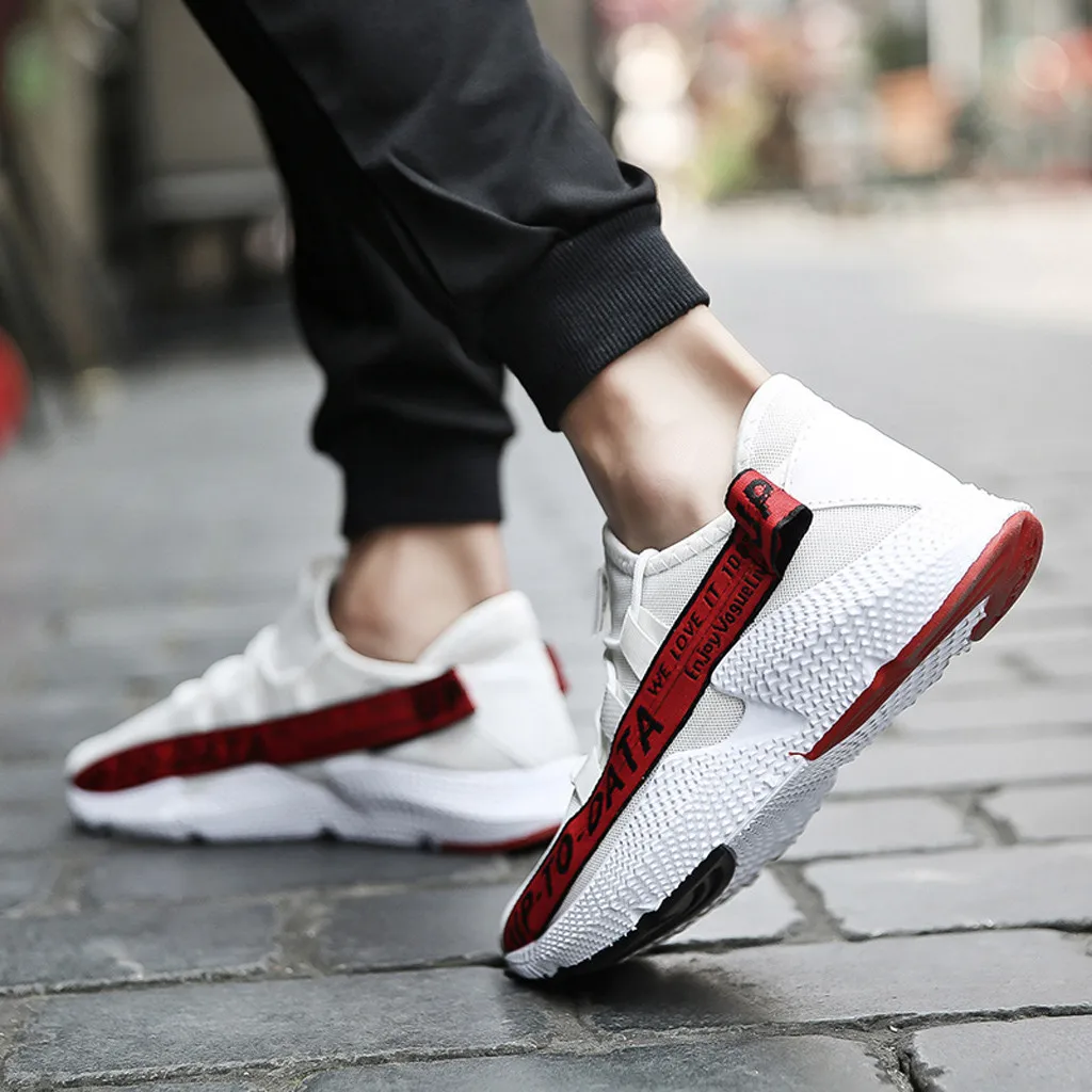 Men's Casual Shoes Wild Fashionable Sneakers Mesh Breathable Movement | Обувь