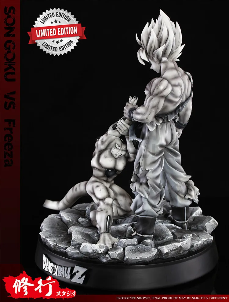 Комический клуб dragon ball z Супер Саян Гоку vs Frieza gk смола статуя комический цвет фигурка для коллекции