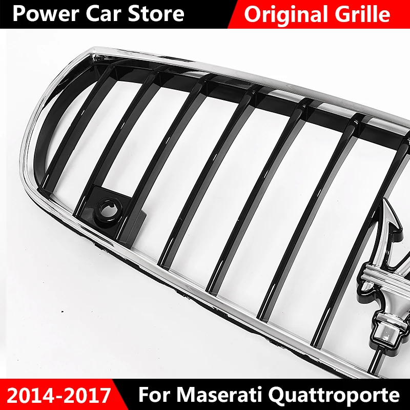 Подходит для Maserati Quattroporte Chrome Black Front OEM оригинальный бампер Гриль 2014 2017