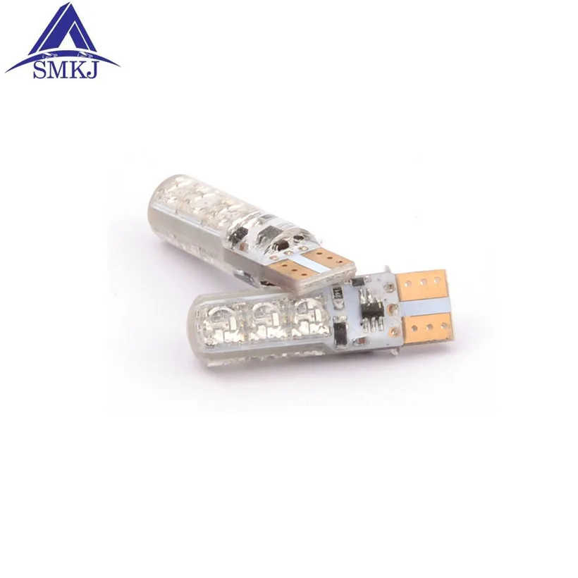 T10 6SMD 5050 RGBW светодиодный Автомобильный интерьер Лампы для чтения супер яркий 16