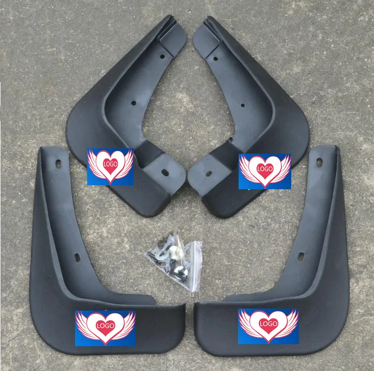 Car-covers High quality plastic Mud Flaps Splash Guard fender 4PCS fit for Mitsubishi Lancer/Lancer X/Lancer Evo 2010-2013 | Автомобили и