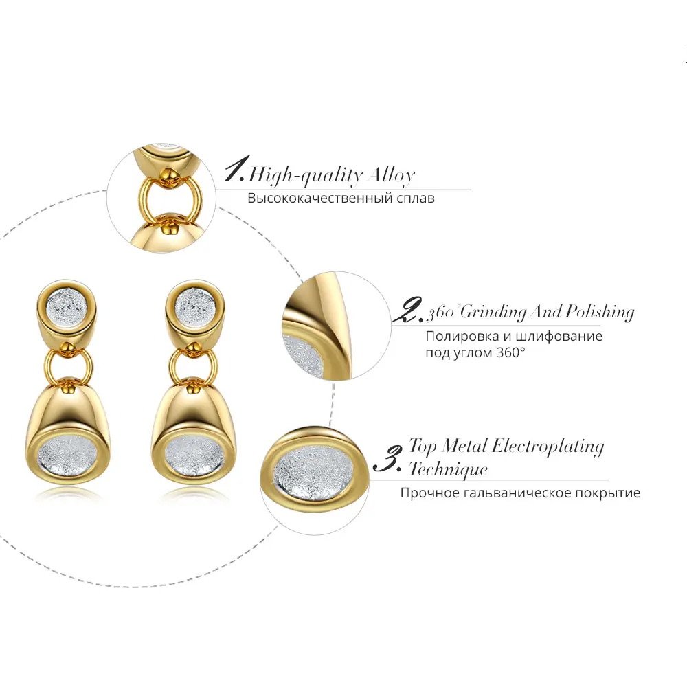 

Viennois Personality Korean Round Geometric Multicolor Statement Earrings Bar Drop Earrings For Women Korean Fashion Jewelry