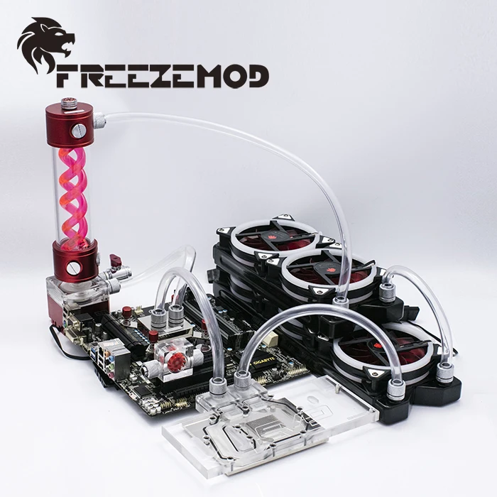 FREEZEMOD компьютерная система водяного охлаждения комплект профессиональный из 3