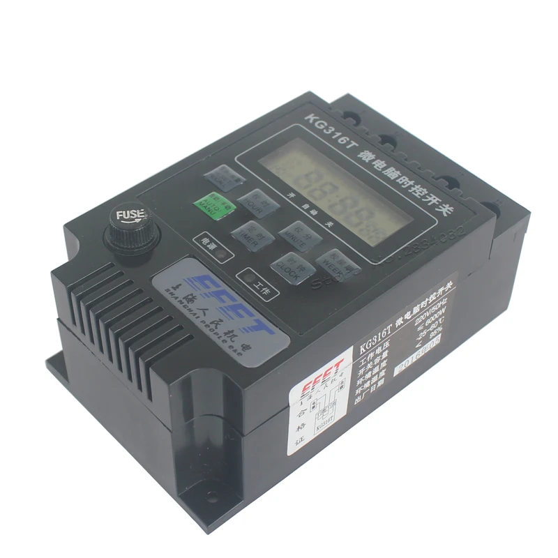 1s-168hour 220v/50hz KG316T Digital Programmable electronic timer switch time controller din rail microcomputer household | Инструменты