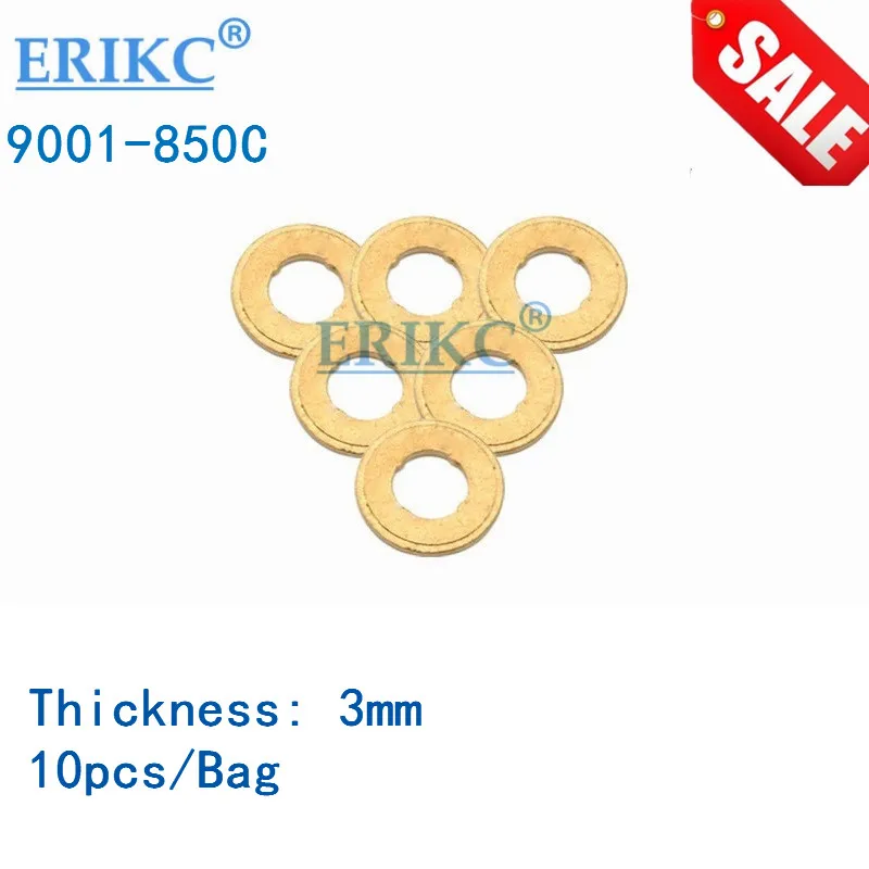 

ERIKC Injector Copper F00VC17505 size: 7.1*15*2.5mm Common Rail Washer Adjustable for Nozzle Injector Base Washer F 00V C17 505