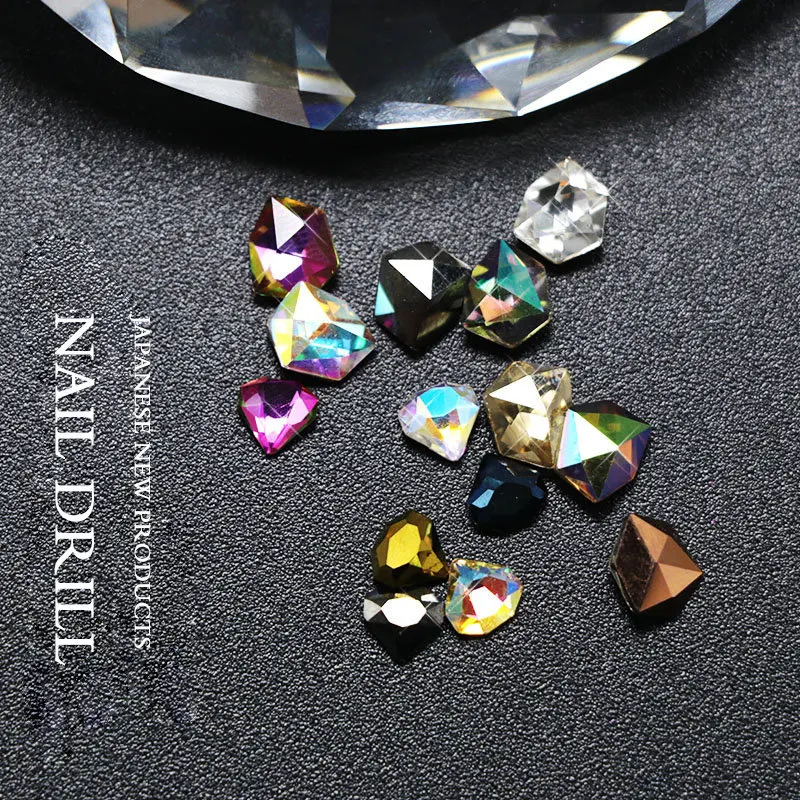 20 шт. блестящие стразы для дизайна ногтей|nail art glass|nail glass rhinestonenail rhinestones |