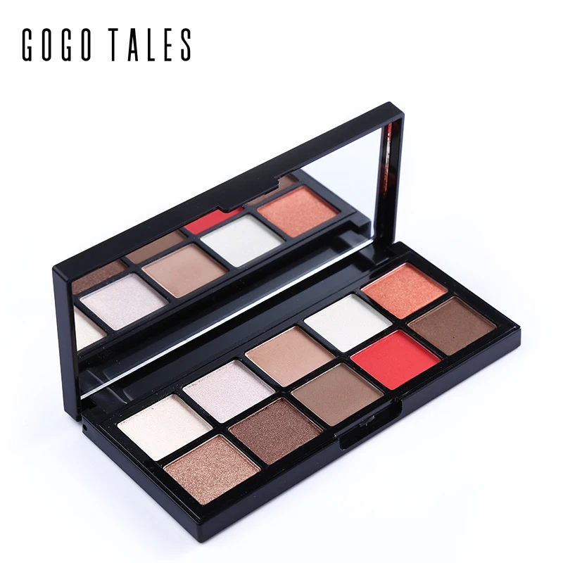 GOGO TALES 10 видов цветов Минеральные тени для век Палитра телесного цвета дымчатые