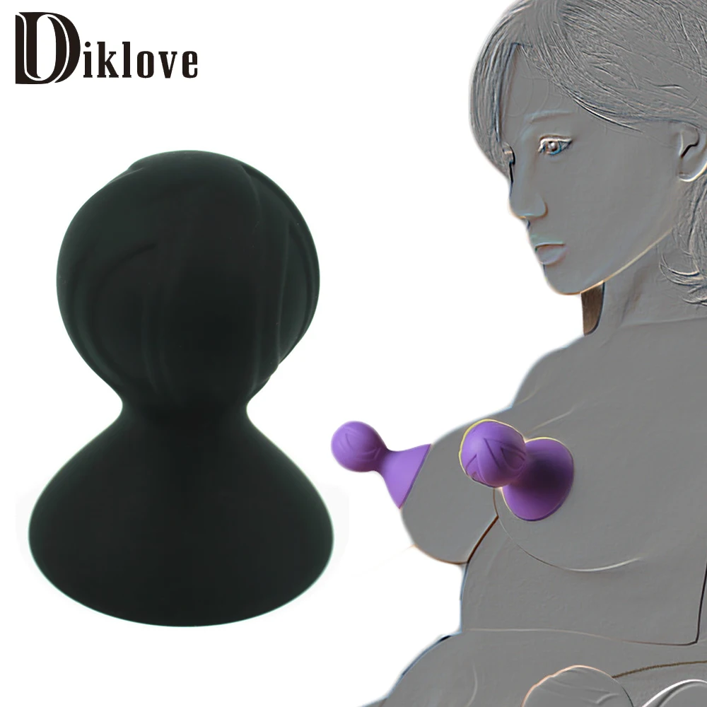 2pcs/pair 100% silicone nipple sucker breast massager woman sex toy product |