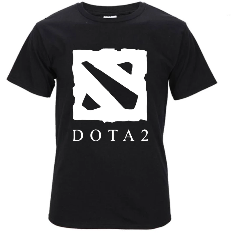Топы корректирующие футболки Мужская футболка Повседневная рубашка/Dota 2 для