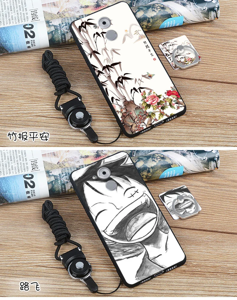 Fundas huawei honor 6C чехол 5,0 дюйма 3D мультфильм Мягкие TPU чехол для телефона для huawei honor 6C 6 C силиконовый чехол