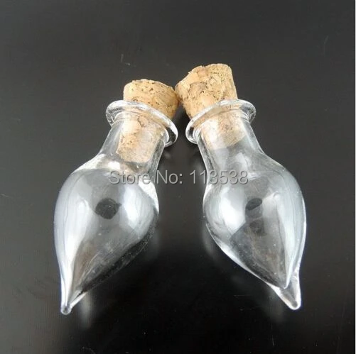 Beat selling 20sets Glass Vial pendant diy locket &amp Wooden cork &ampEye Bolts Needle globes Pendants Set no filler | Украшения и