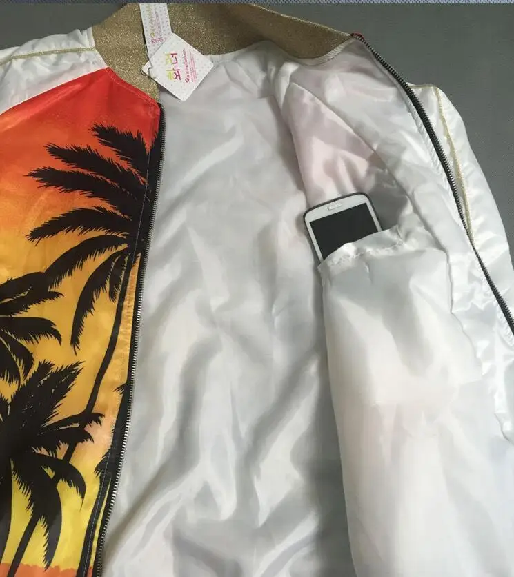 New 2021 Men Rib Sleeve V collar coconut Fashion High quality couple Baseball Coats &amp Jackets Abstract digital coat #C96 | Мужская