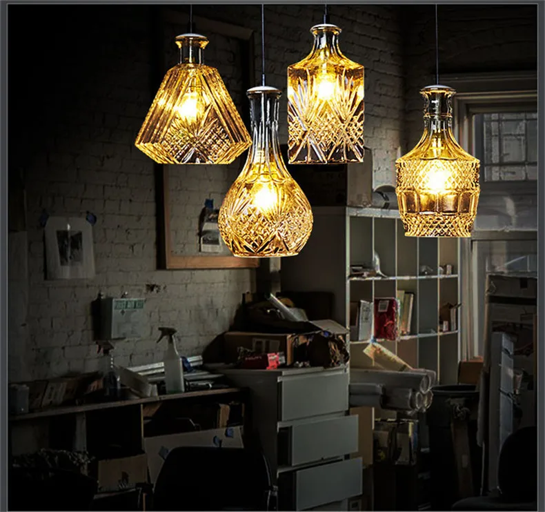 Бутылки одна голова droplight современной и контрактной моды личности гостя столовой
