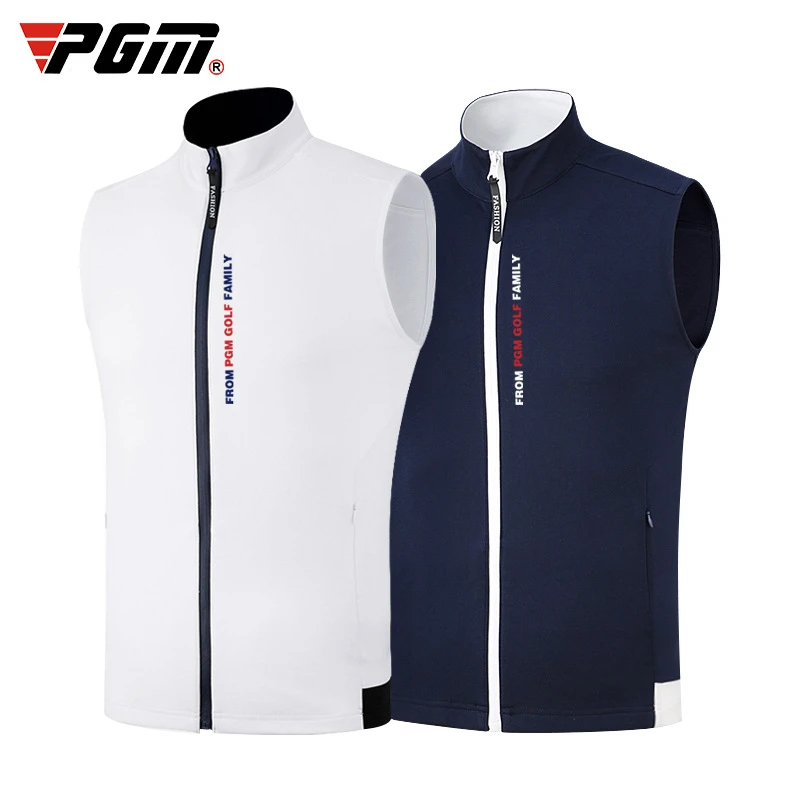 

Pgm Men Golf Windbreaker Vest Clothes Outdoor Sleeveless Zipper Golf/Tennis Waistcoat Jackets Men Windproof Jacket D0576