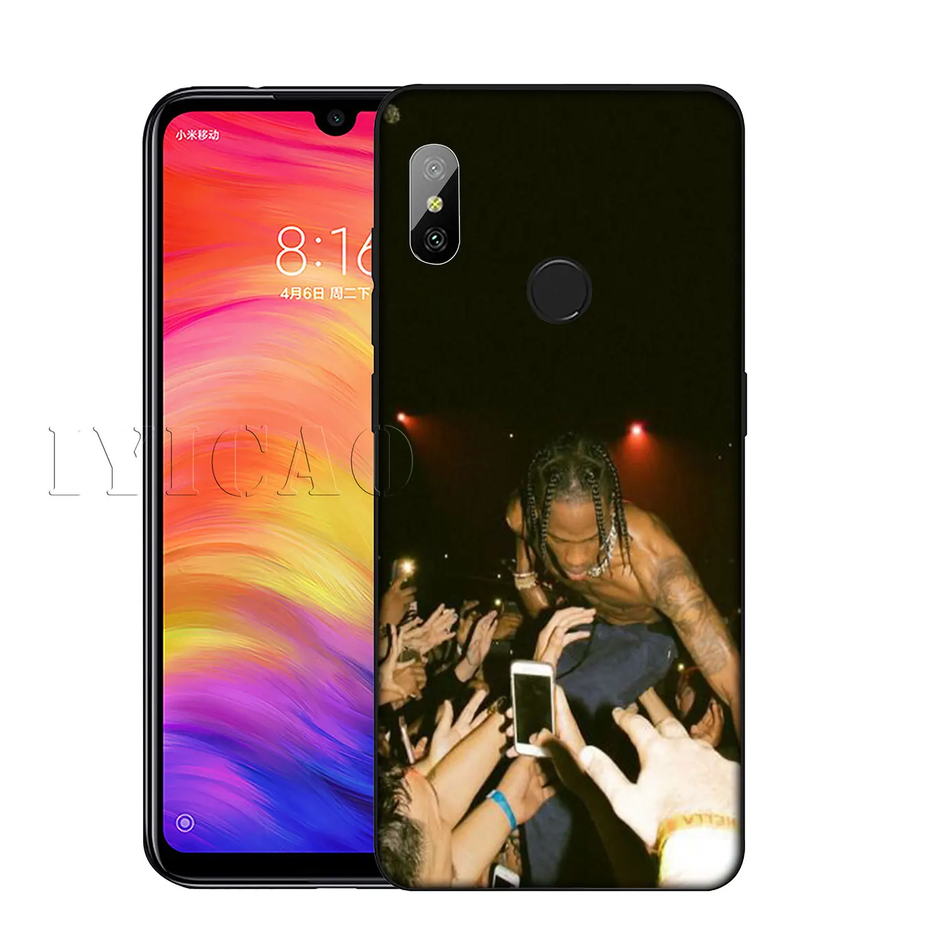IYICAO Трэвиса Скотта Мягкий силиконовый чехол для телефона Xiaomi Mi 10 9 9T CC9 CC9E 8 SE A3 Pro A1