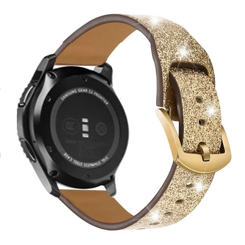 Ремешок 20 мм 22 для Samsung Gear sport S2 S3 Classic Frontier Band huawei gt 2 кожаный huami amazfit Bip galaxy watch 42 46 |
