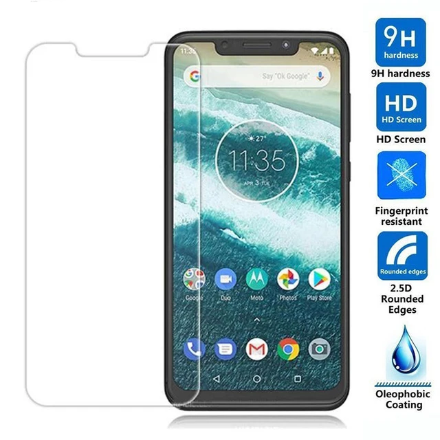 2PCS Tempered Glass For Motorola One Power Ultra-thin Screen Protector for Moto Film P30 Note HATOLY | Мобильные телефоны и