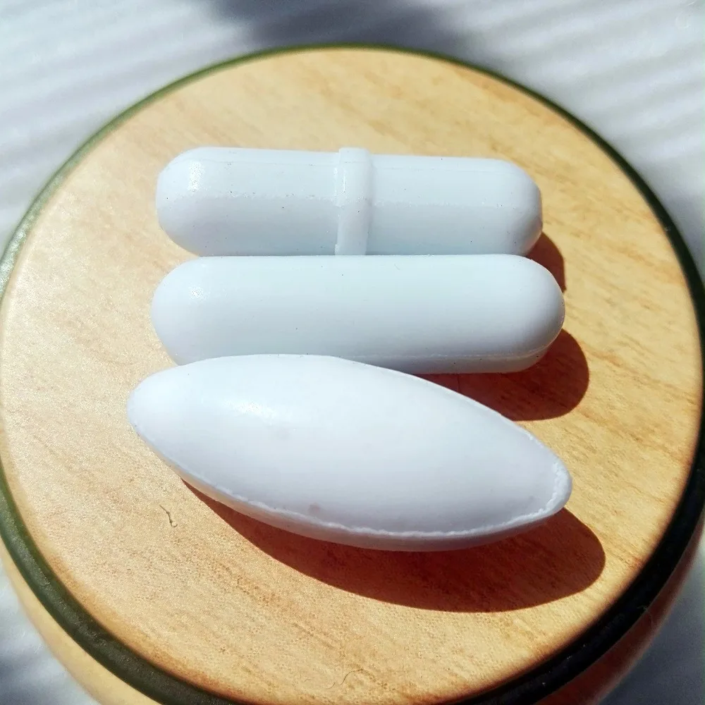 Магнитные мешалки из ПТФЭ разных размеров 3 шт.|stir bar magnetic|shape |