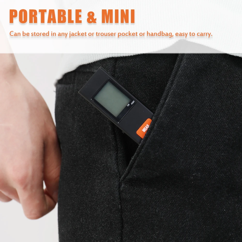 Мини лазерный дальномер с крассветильник светом Ручной цифровой ЖК дисплеем и