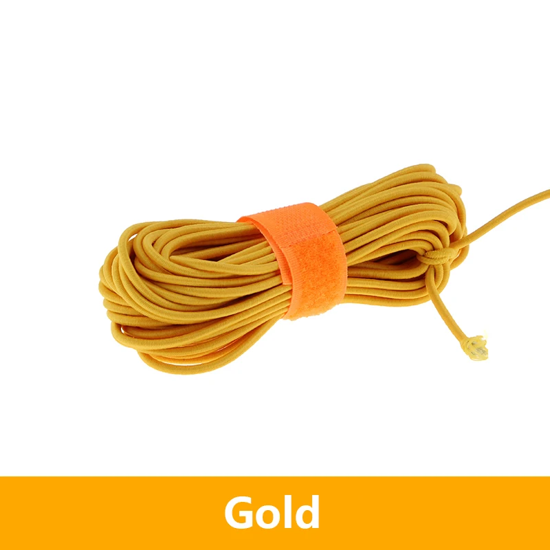 Gold 10meters diameter about 2.8mm colorful high elastic rubber rope string - Цвет: Gold