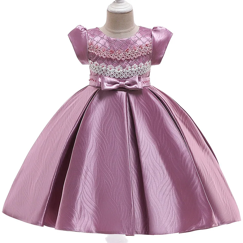 Кружевное платье принцессы с длинными рукавами и вышивкой; vestidos; свадебное платье для девочек; торжественное бальное платье для подростков; платье для первого причастия; Vestidos