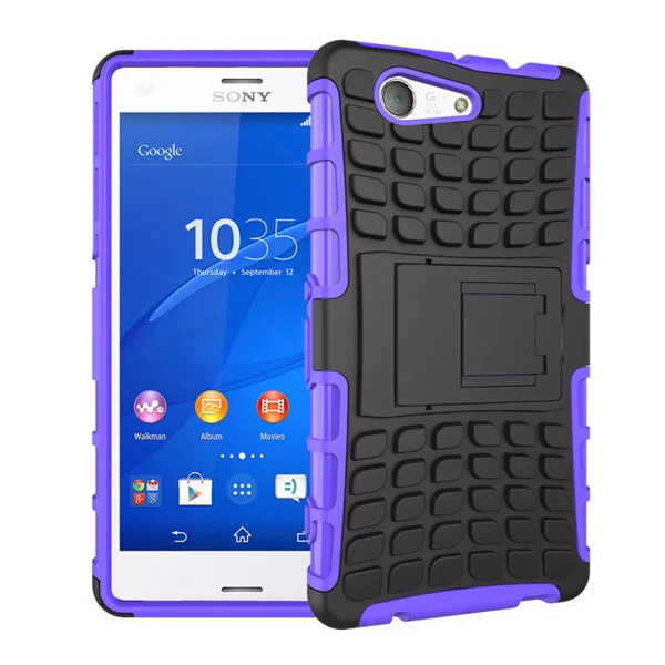 Чехол для sony Xperia Z3 Compact Coque, противоударный чехол Etui для sony Z3 Mini Compact D5803, чехол для смартфона - Цвет: Purple