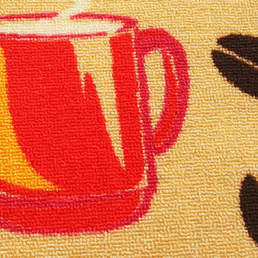 Украшения дома полиэстер печатный кухня коврики пола супер удобная для