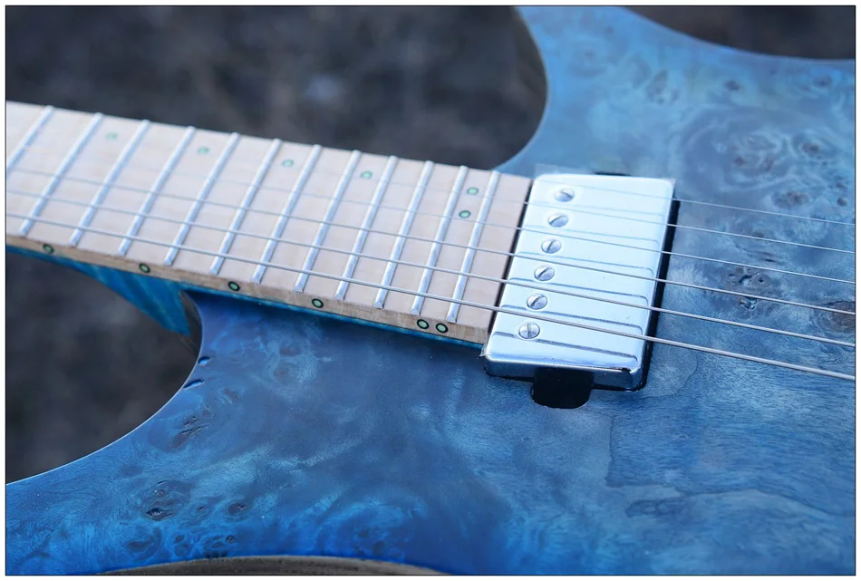 Новинка NK безголовая гитара Fanned Fret Гитара s стильная модель blue Eye фанера из тополя Топ Пламя клен шеи гитара