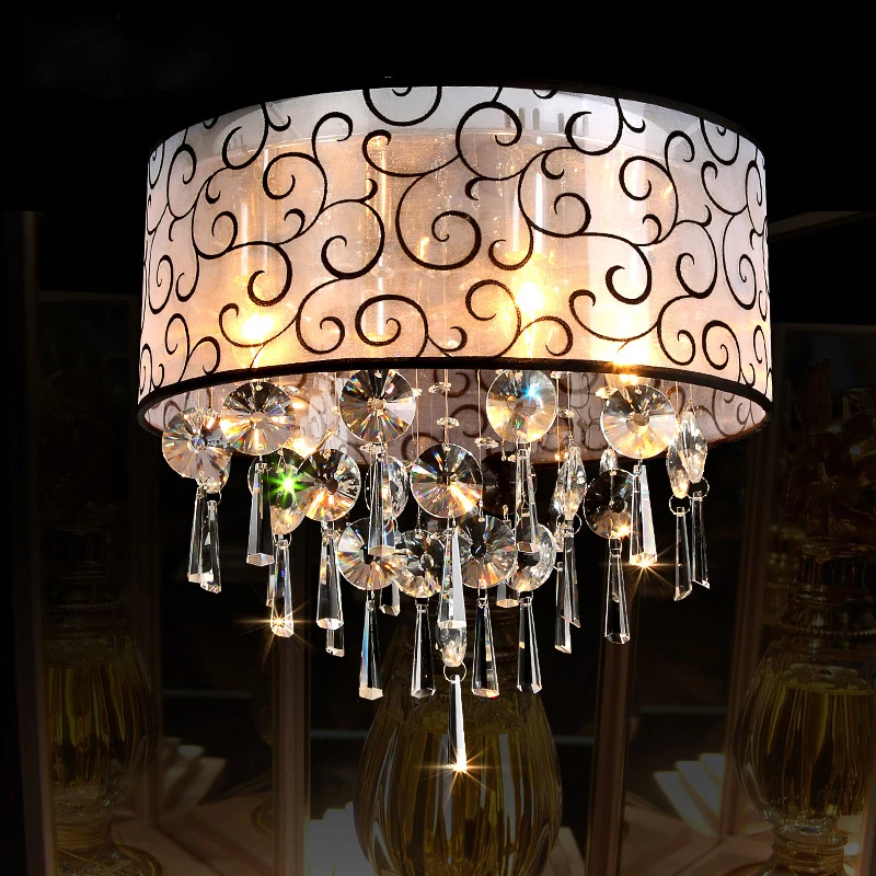 Современные круглые прозрачные кристаллы алюминиевая люстра туфли в роскошном