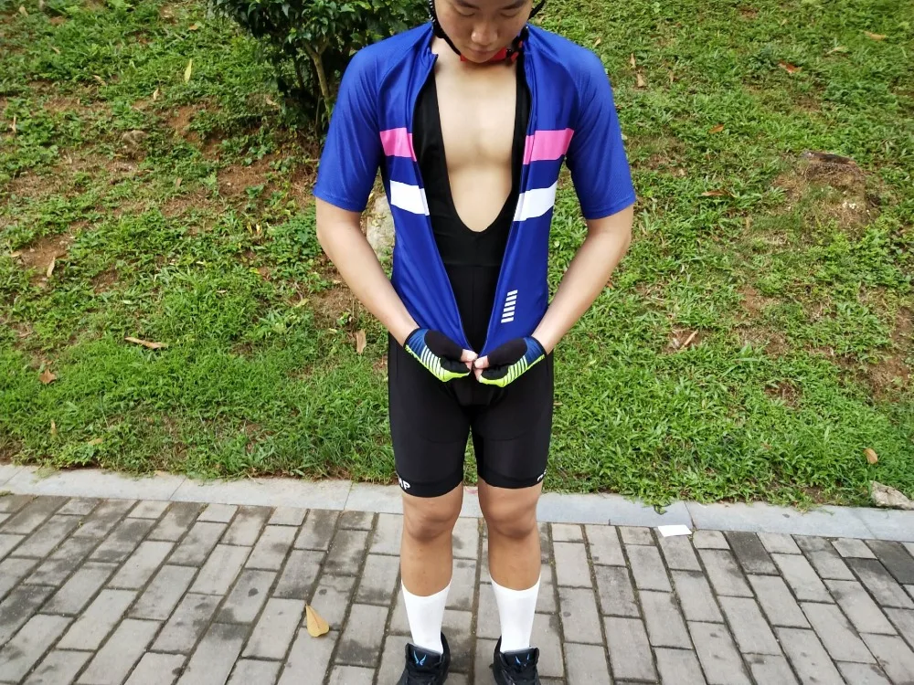 Новинка 2019 профессиональная велосипедная Джерси с градиентом цвета коротким