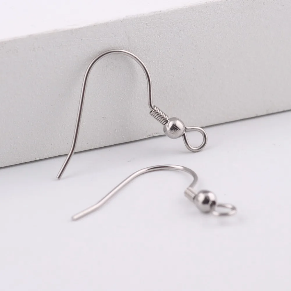 100 шт. серьги Крючки из нержавеющей стали|earring findings|earring hooksstainless steel ear wires |