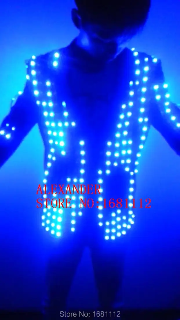 LED suit RGB/LED Costume /LED Stage clothes/ Luminous costume/