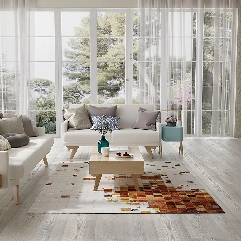 

cowhide carpet Cow Leather Carpet Cowhide Rug