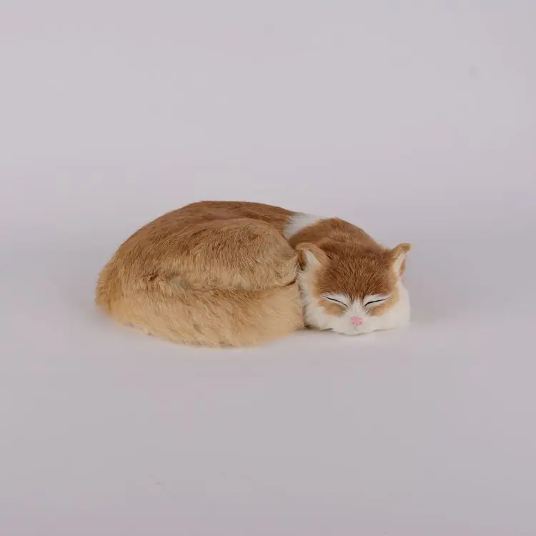 Игрушка для кошки из полиэтилена и пуха модель Кота сна в подарок 27x6x20 см 1012