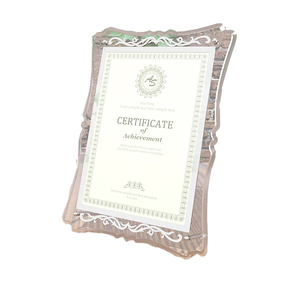 Новый дизайн настенная настольная акриловая фоторамка из оргстекла