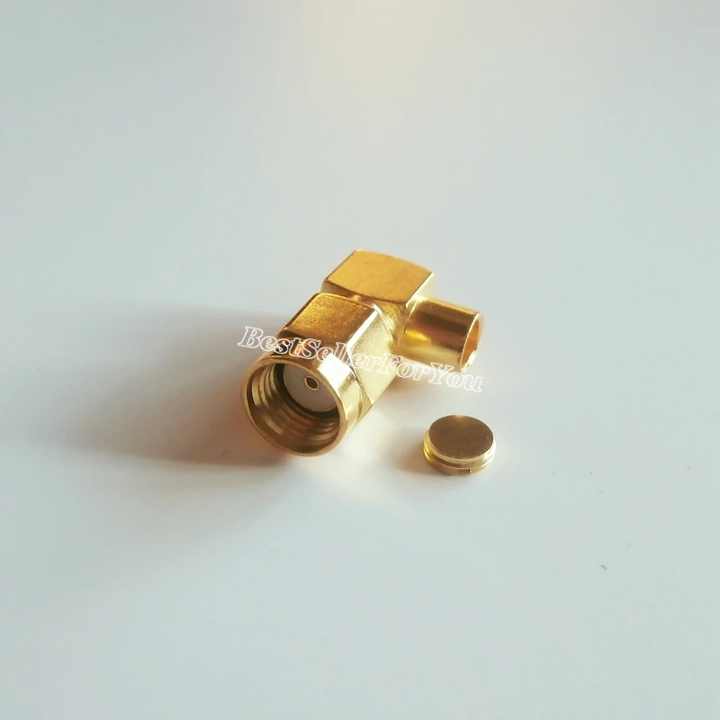 1 шт. разъем под прямым углом 90 градусов для кабеля RG402 0 141 дюйма|angle connector|angle 90l