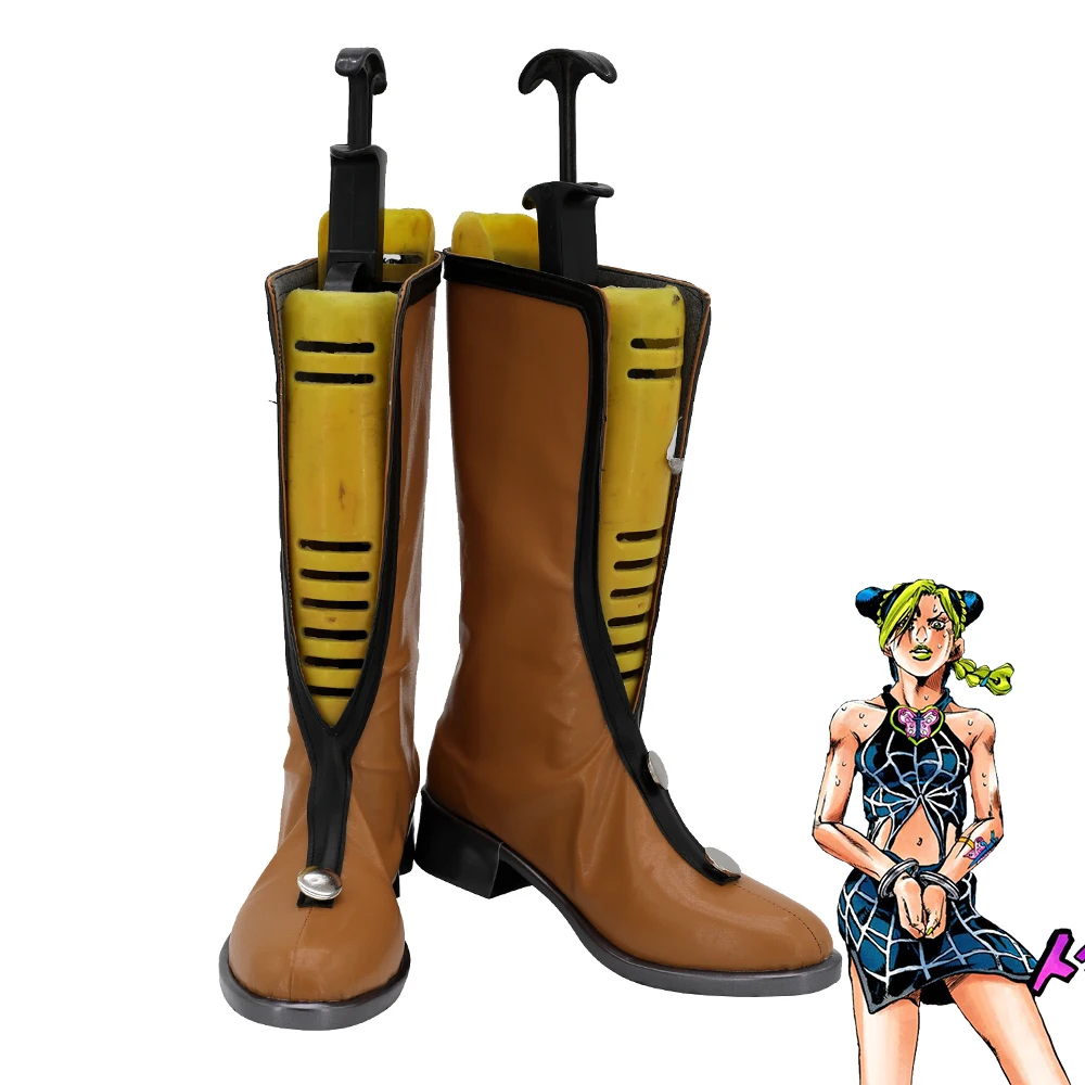 Jolyne Cujoh Куджо обувь Косплэй JoJo невероятное приключение ботинки с высоким