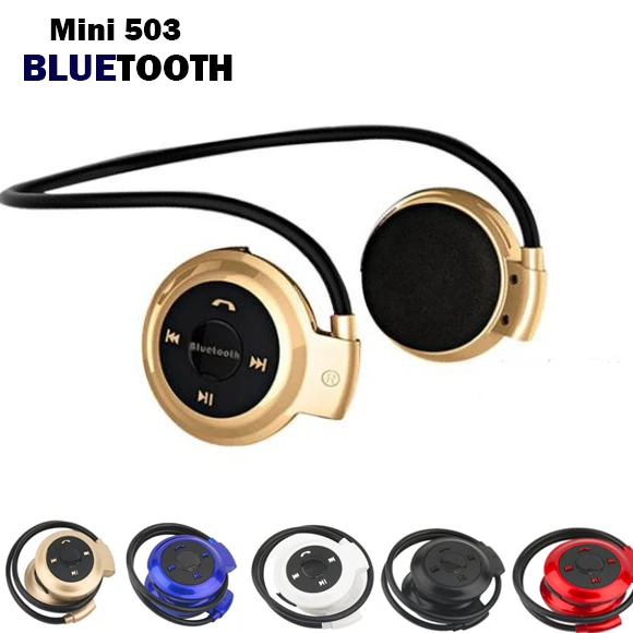 Мини 503 Шейным Беспроводные Bluetooth Наушники Handsfree Гарнитура С МИКРОФОНОМ Поддержка