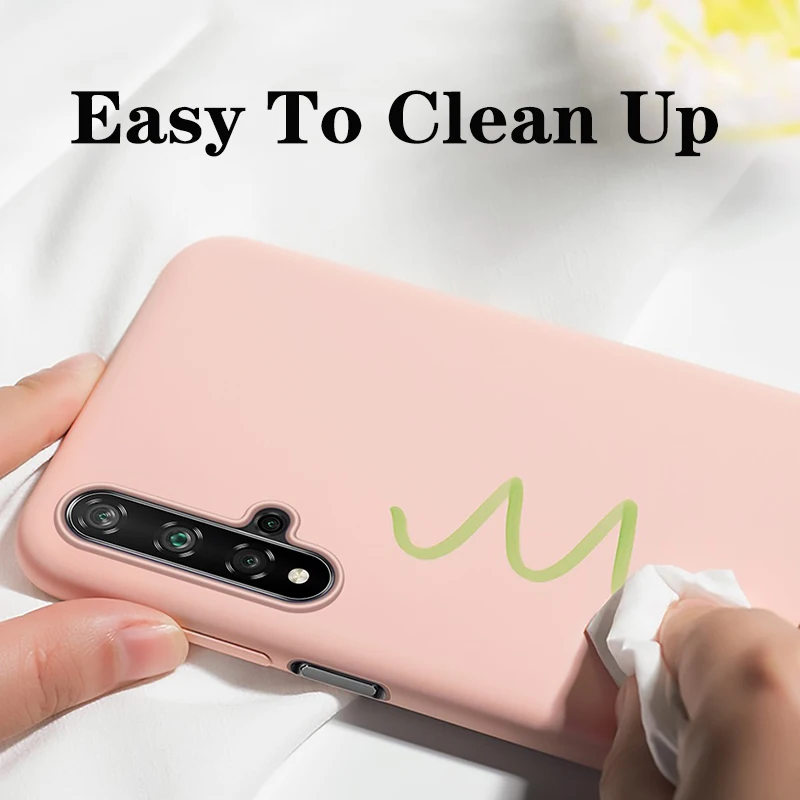 Оригинальный Тонкий чехол KEYSION из жидкого силикона для Huawei Honor 20 Pro 10 Lite 10i гелевый