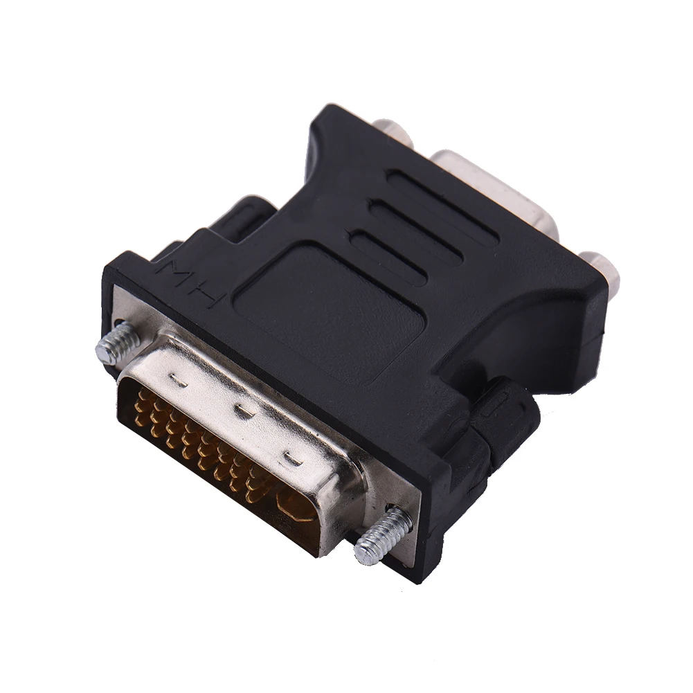 DVI 24 5 Pin DVI мужской VGA Женский видео конвертер адаптер для ПК ноутбука