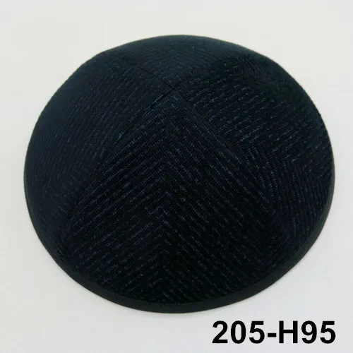 205H95 Kippot Kippa Kippah Kipa 19cmVelvet SkulliesJewishYarmulke Beanies шляпа-Кепка с черепом - Color: 205H95