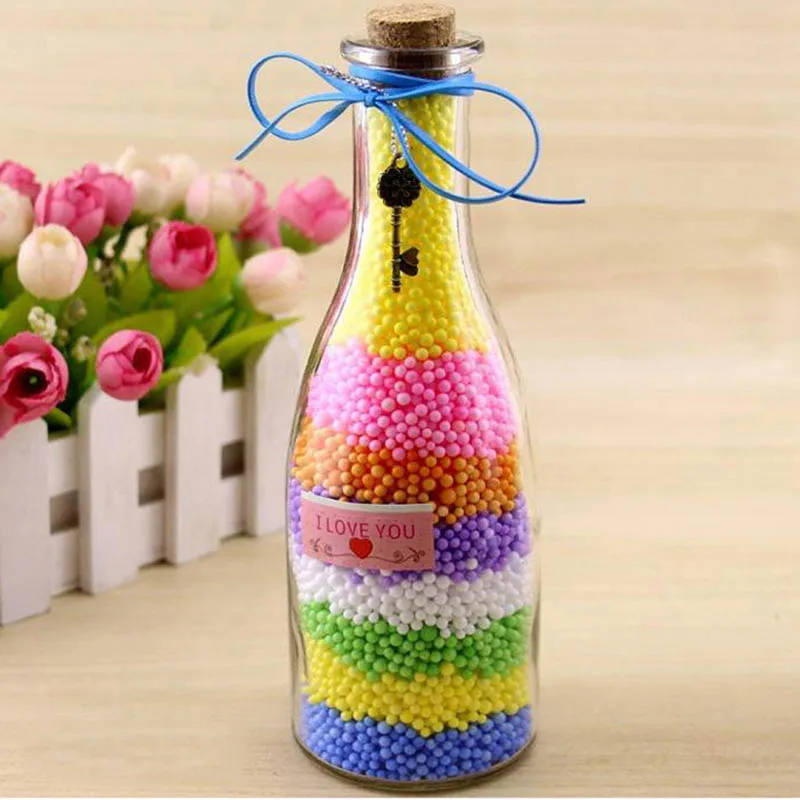 1 бутылка пластиковый пенопласт пенополистирол пенопласт Baby Shower DIY игрушка наполнитель украшения события вечерние украшения